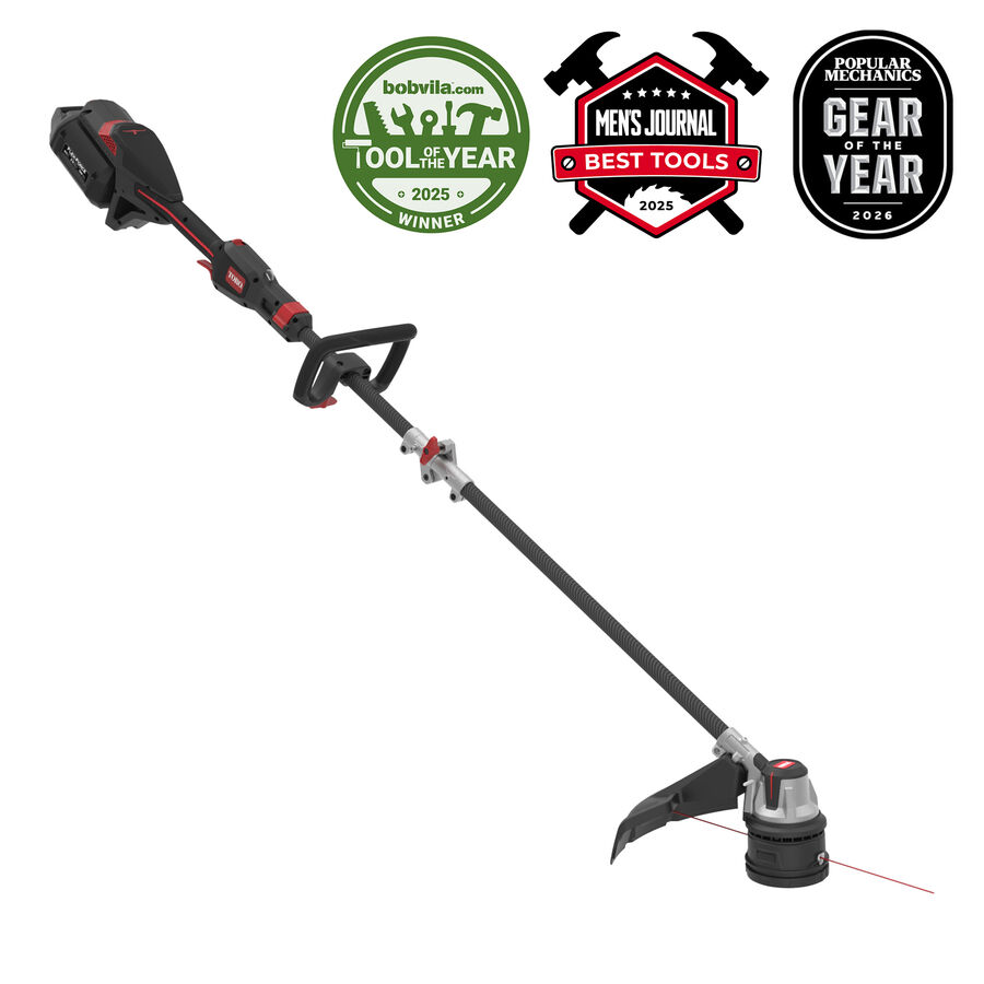 2026 Toro 60V MAX 17 in. (43.2 cm) Telescoping Carbon Fiber Shaft String Trimmer - 2.5Ah Battery Included String Trimmers