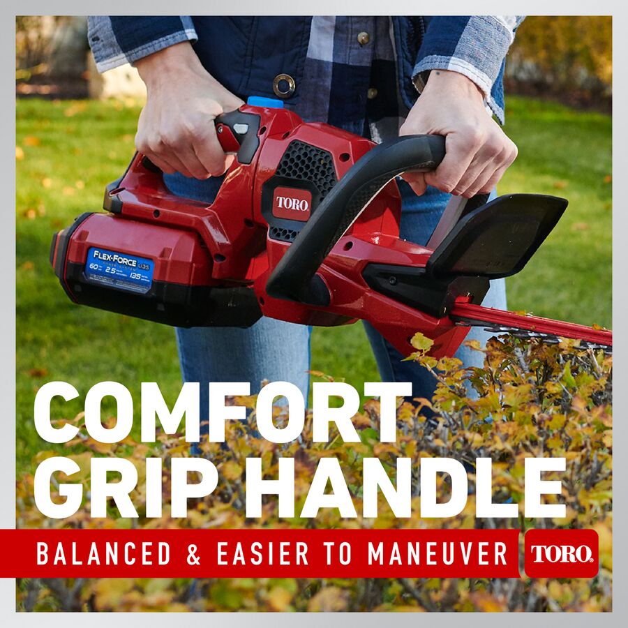 2026 Toro 60V MAX 24 in. (60.96 cm) Brushless Hedge Trimmer - 2.5Ah Battery Included Hedge Trimmer
