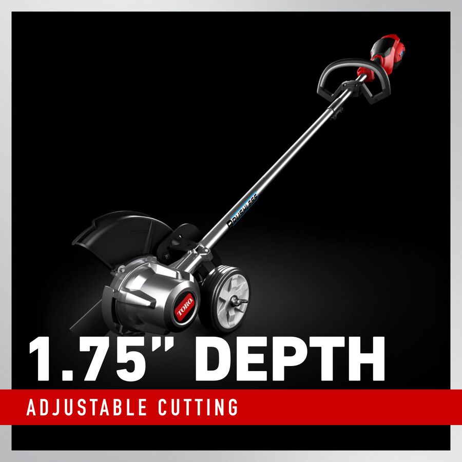 2026 Toro 60V MAX 8 in. (20.3 cm) Brushless Stick Edger - 2.0Ah Battery Included Edgers